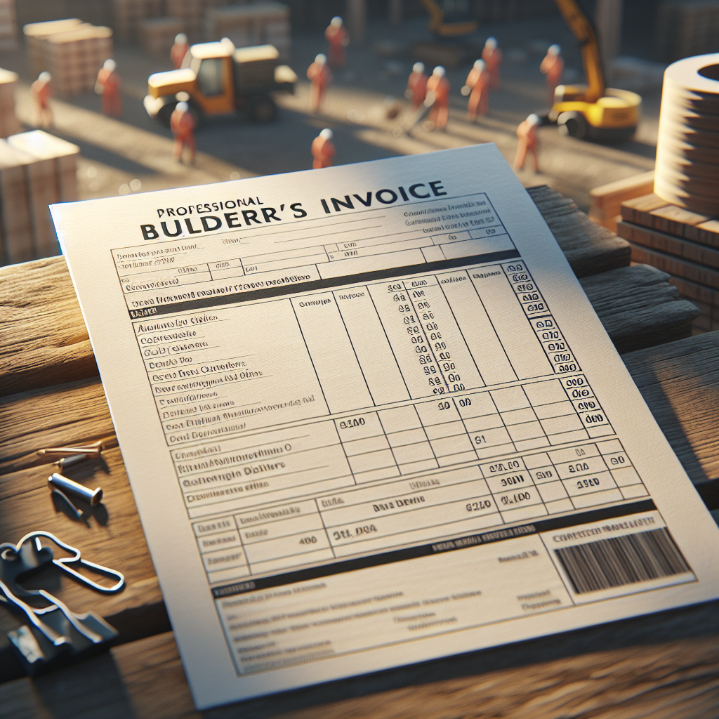 What every builder's invoice should include