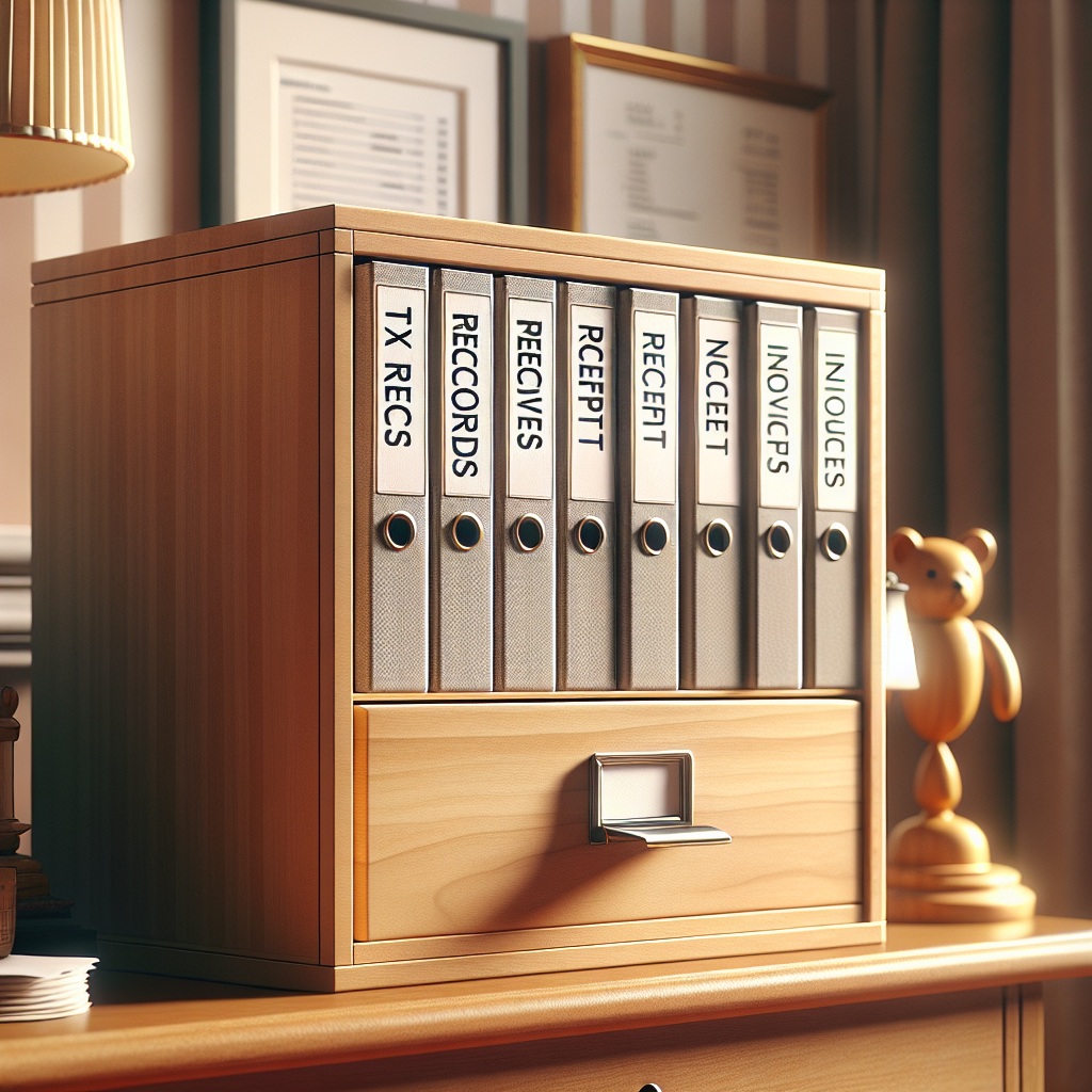 Filing system for self-employed HMRC records UK